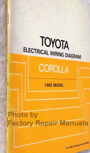 1982 Toyota Corolla Electrical Wiring Diagrams