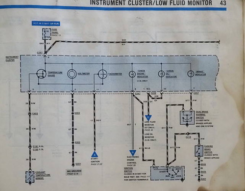 1987 Ford Mustang Electrical and Vacuum Troubleshooting Manual