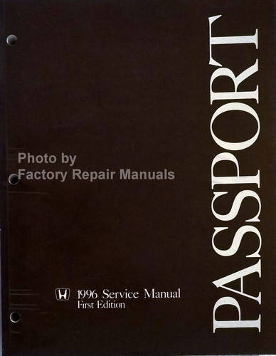1996 Honda Passport Service Manual