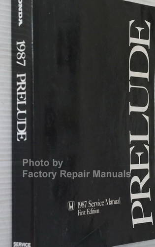 1987 Honda Prelude Service Manual
