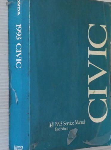 1993 Honda Civic Service Manual