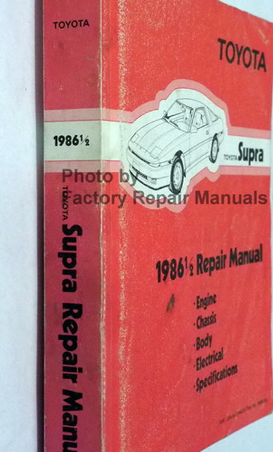 1986 1/2 Toyota Supra Repair Manual