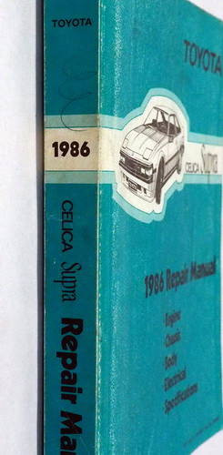 1986 Toyota Supra Repair Manual