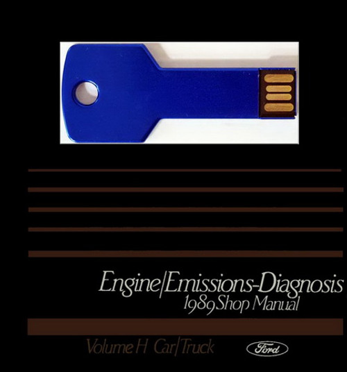 1989 Ford Engine/Emissions Diagnosis Shop Manual