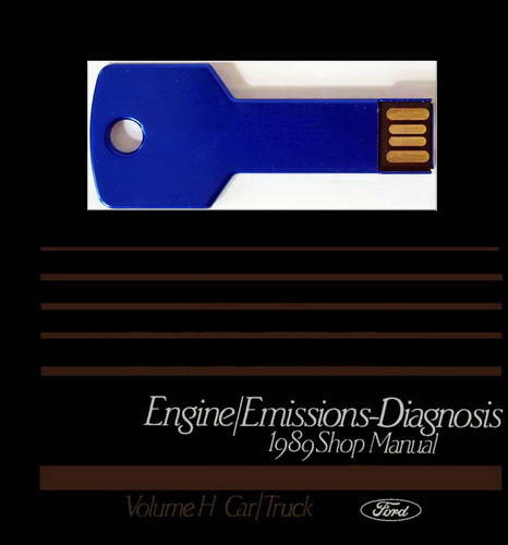 1989 Ford Engine/Emissions Diagnosis Shop Manual