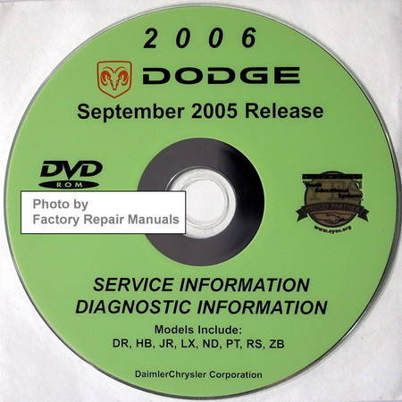 2006 Chrysler PT Cruiser Sedan & Convertible Service Manuals on DVD