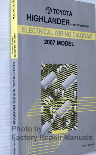 2007 Toyota Highlander Hybrid Electrical Wiring Diagrams