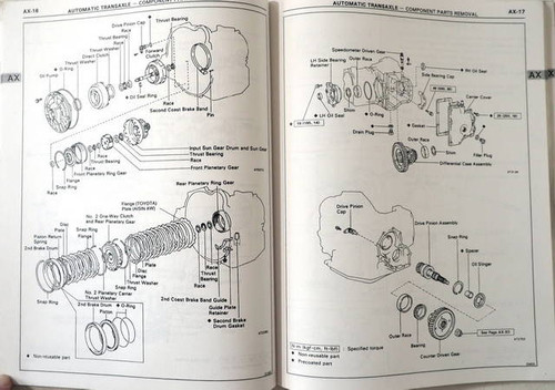 1994 Toyota A131L, A132L Automatic Transaxle Repair Manual\n