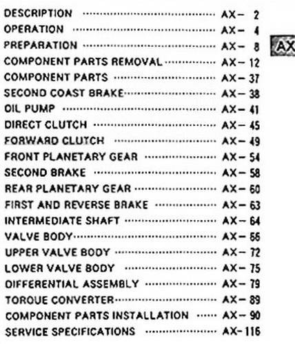 1994 Toyota A131L, A132L Automatic Transaxle Repair Manual\n