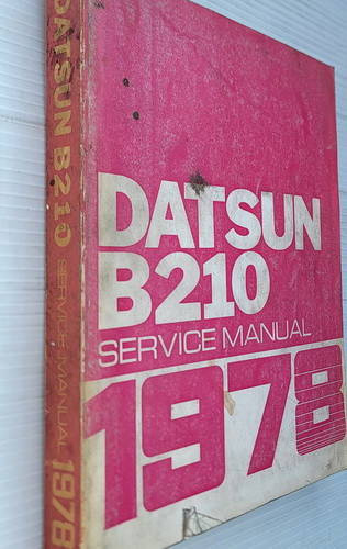 1978 Datsun B210 Service Manual