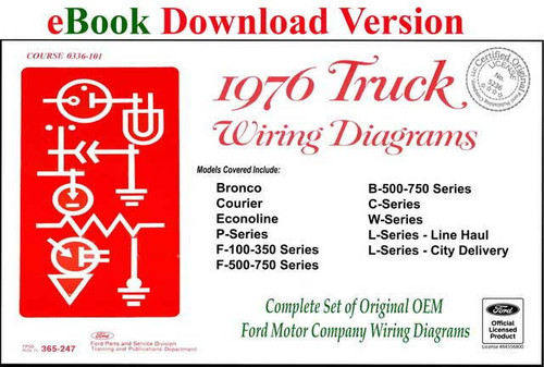 1976 Ford Truck Electrical Wiring Diagrams 
