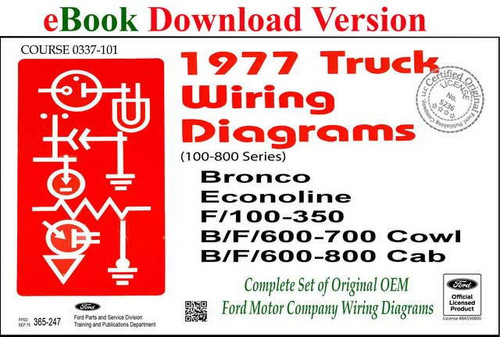 1977 Ford Truck Electrical Wiring Diagrams 