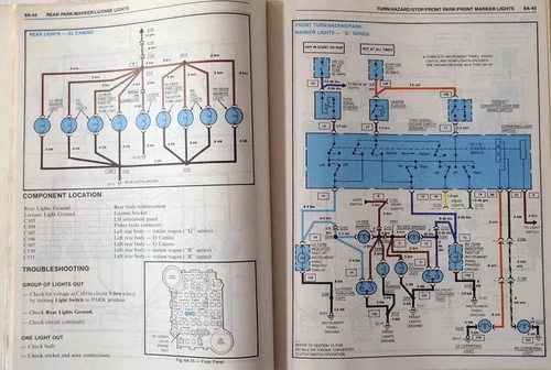 1982 GMC Caballero Service Manual Supplement