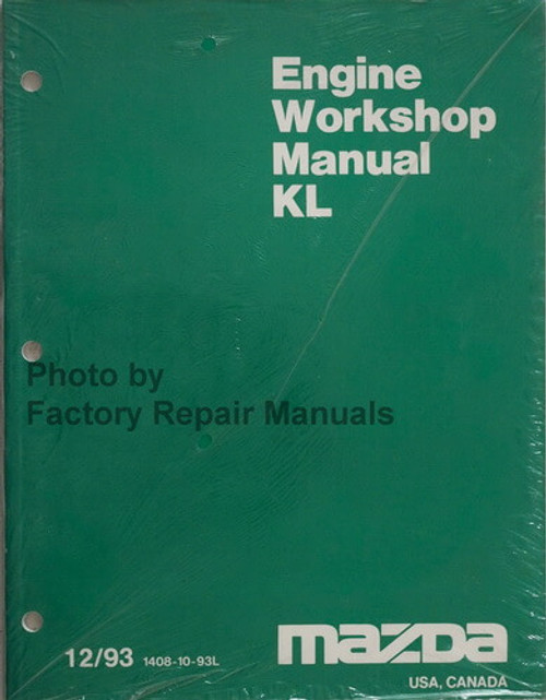 Mazda KL Engine Workshop Manual