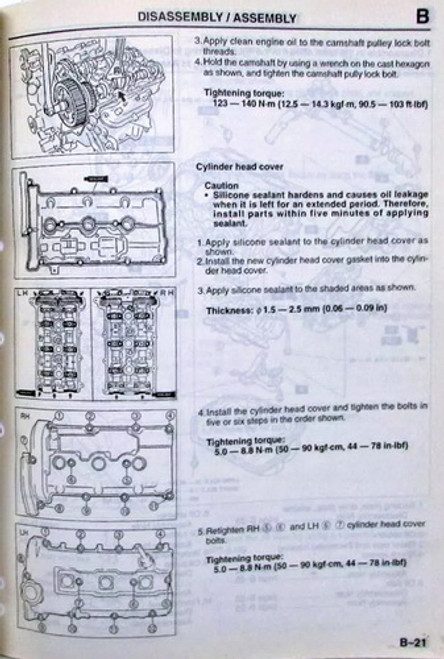 Mazda KL Engine Workshop Manual