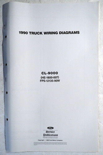 1990 Ford CL-9000 Wiring Diagrams