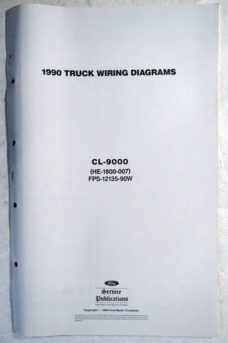 1990 Ford CL-9000 Wiring Diagrams
