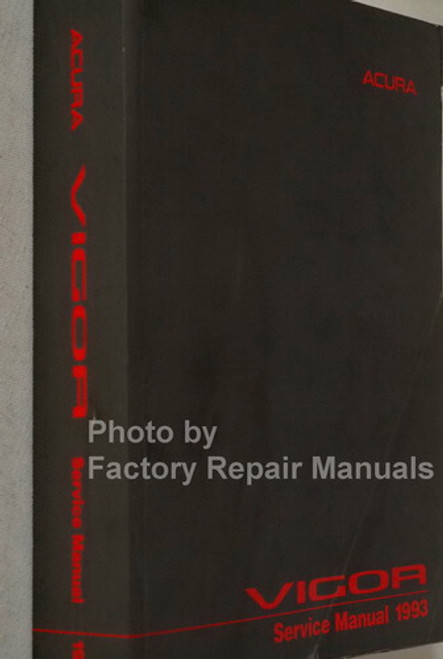 1993 Acura Vigor Service Manual