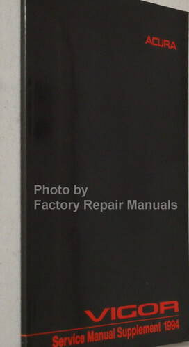 1994 Acura Vigor Service Manual