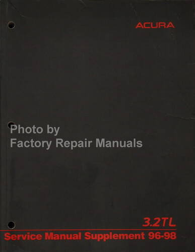 1996-1998 Acura 3.2L TL Service Manual