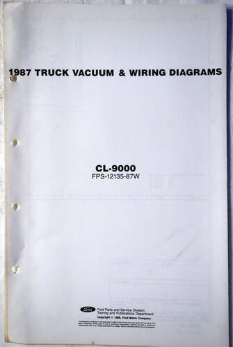 1989 Ford CL-9000 Wiring Diagrams