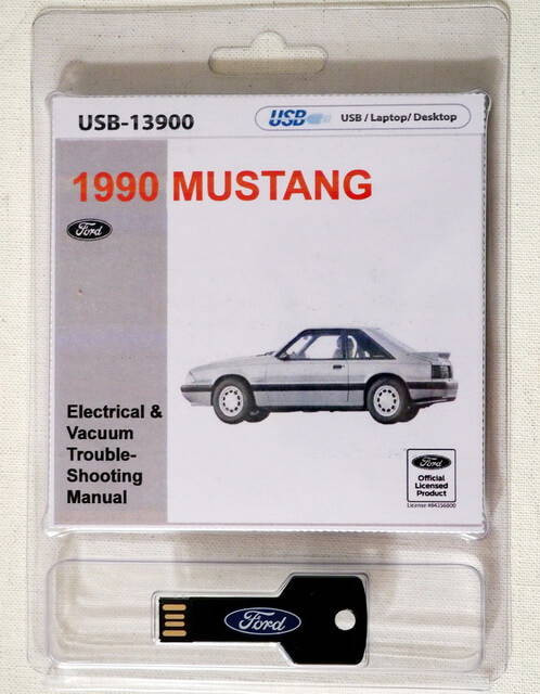 1990 Ford Mustang Electrical & Vacuum Troubleshooting Manual USB