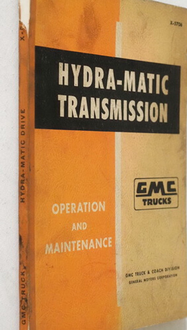 1957-1959 GMC Truck Hydra-Matic Transmission Shop Manual
