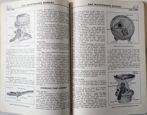 1956 GMC Truck 550 - 970 Maintenance Manual Supplement