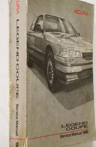 1988 Acura Legend Coupe Service Manual
