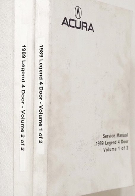 1989 Acura Legend Sedan Service Manual