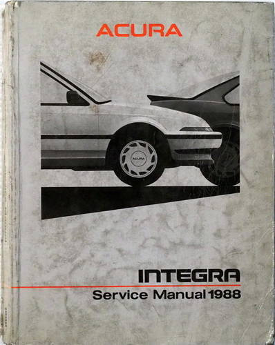 1988 Acura Integra Service Manual