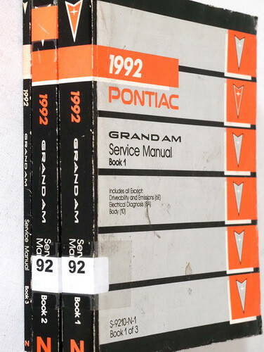 1992 Pontiac Grand Am Service Manual