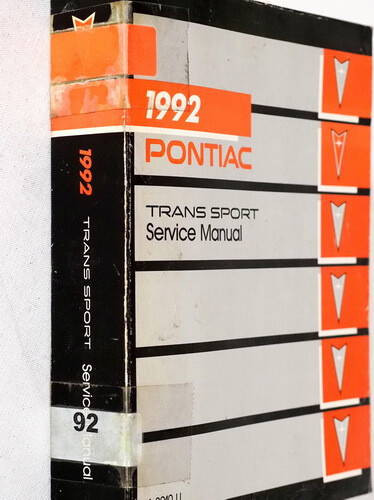 1992 Pontiac Trans Sport Service Manual
