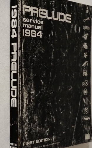 1984 Honda Prelude Service Manual 