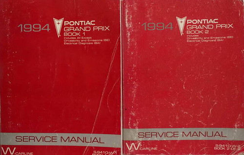 1994 Pontiac Grand Prix Service Manual