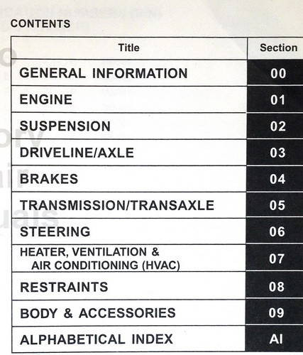 2007 Mazda CX-7 Workshop Manual
