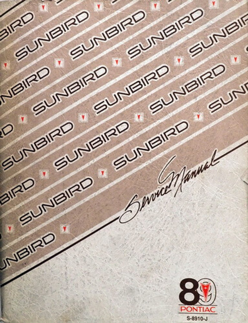 1989 Pontiac Sunbird Service Manual
