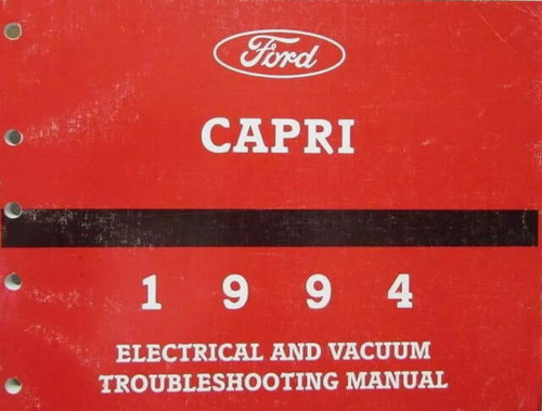 1994 Mercury Capri Electrical & Vacuum Troubleshooting Manual