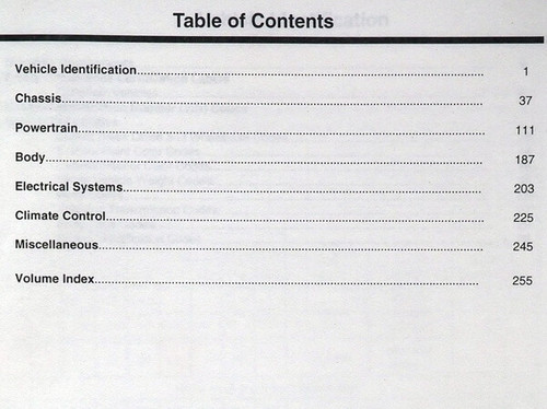1994 Ford Truck Service Specifications Book 1