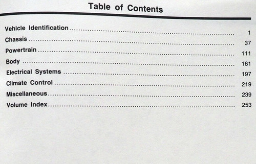 1993 Ford Truck Service Specifications Book 1