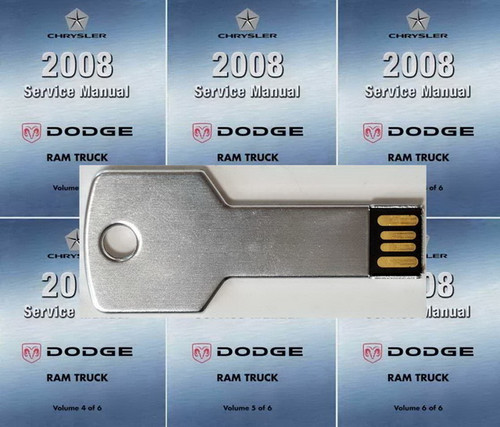 2008 Dodge Ram Truck Service Manual 1500-5500 on USB