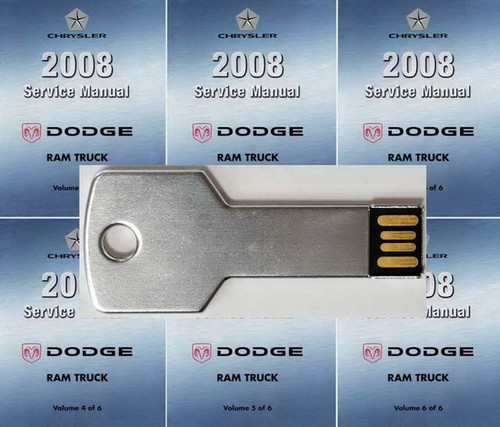 2008 Dodge Ram Truck Service Manual 1500-5500 on USB