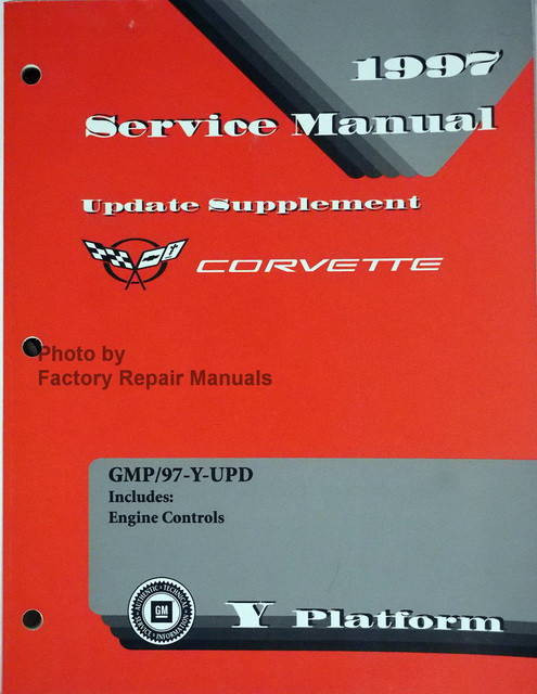 1997 Chevy Corvette Shop Service Manual Engine Controls Supplement