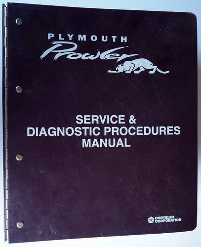 1997 Plymouth Prowler Shop Service Repair and Diagnostics Manuals