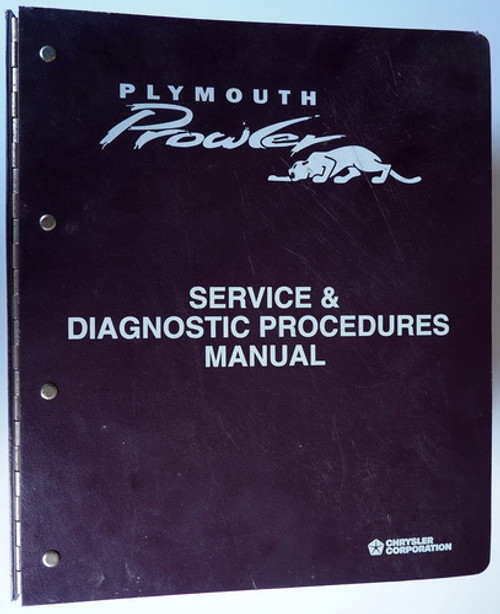 1997 and 1999 Plymouth Prowler Service and Body Diagnostics Manual