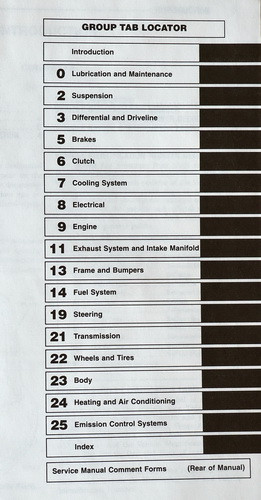 1994 Dodge Viper RT/10 Service Manual 