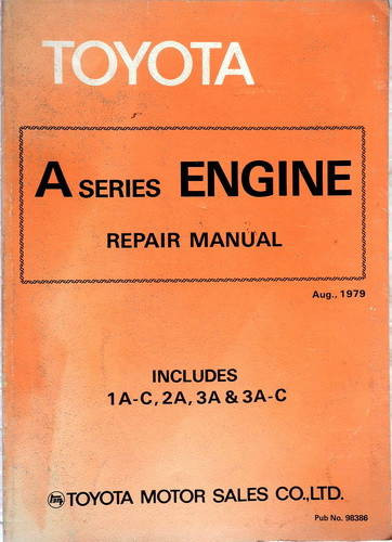 1980-1982 Toyota Corolla Tercel Engine Repair Manual
