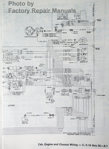 1976 Chevy GMC 7500 8000 V8 Gas Conventional Truck Wiring Diagram