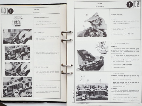 1969-1974 Peugeot 504 Service Manual