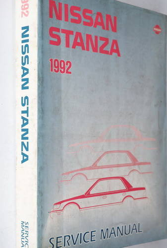 1992 Nissan Stanza Service Manual
